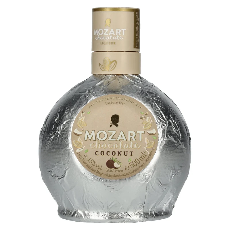Mozart Chocolate Coconut Sahnelikör 15% Vol. 0,5l