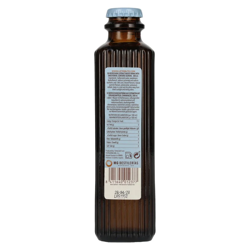 Le Tribute Tonic Water Zero 24x0,2l