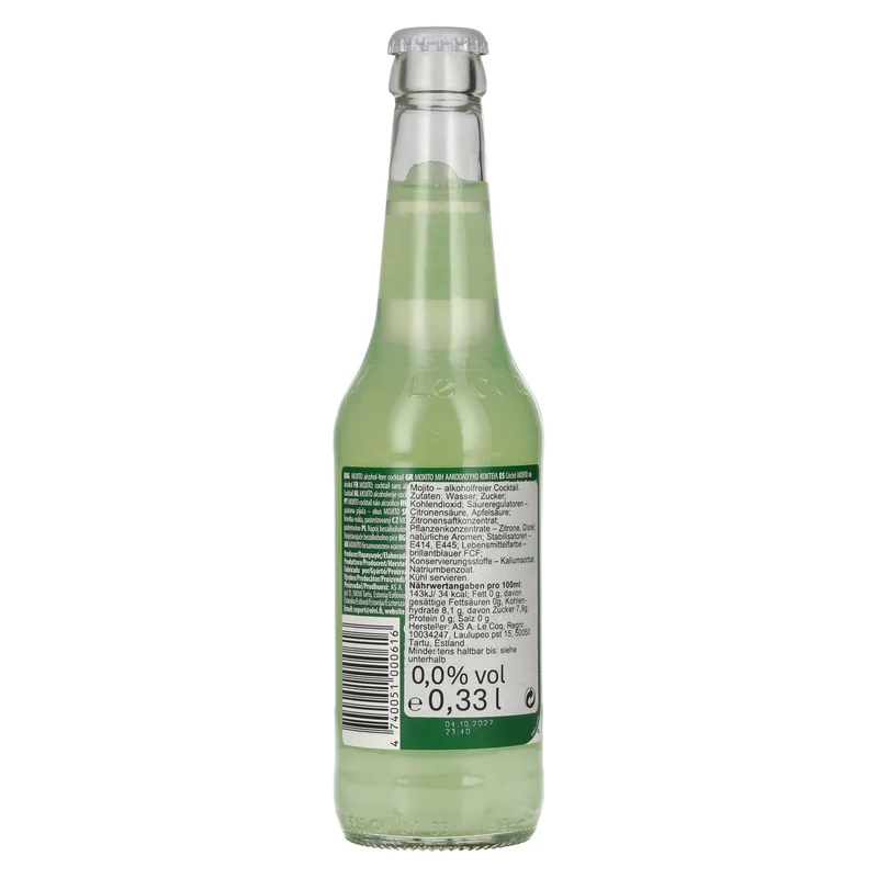Le Coq MOJITO CLASSIC alcohol-free 0.0% 0,33l