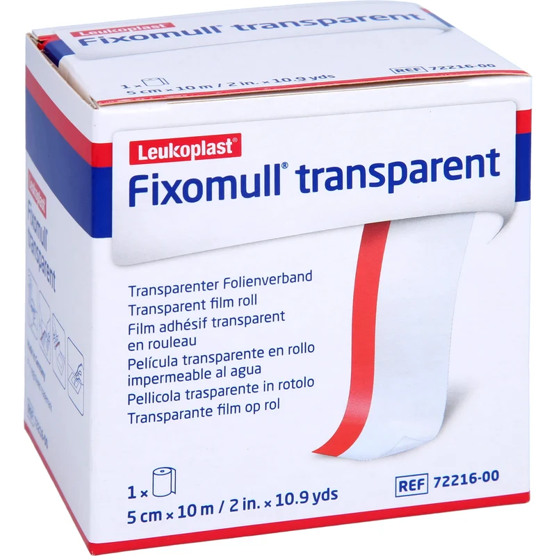 Fixomull transparent 10mx5cm, 1 St PFL
