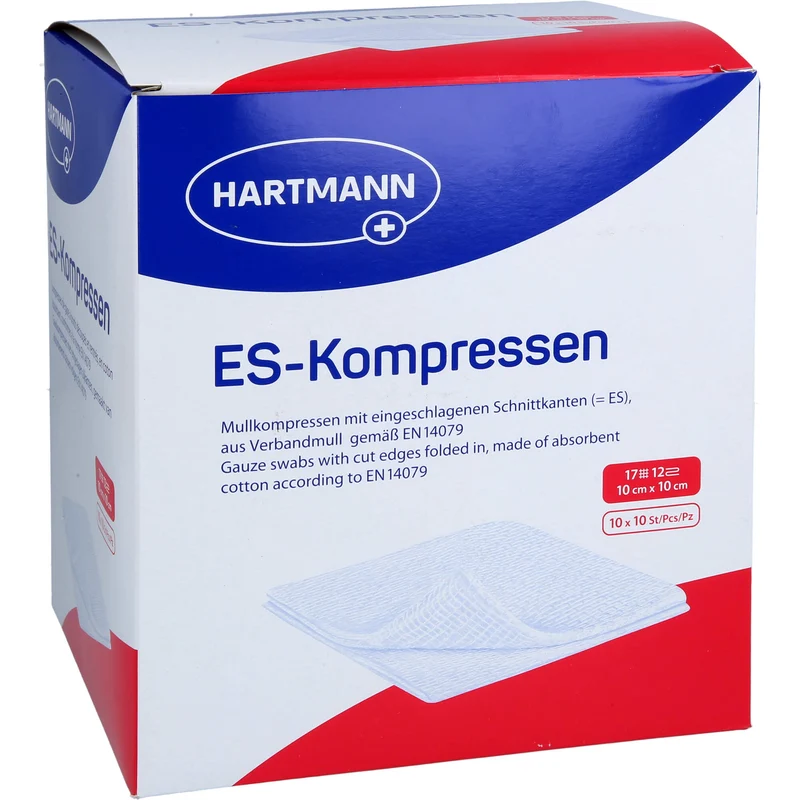 ES-Kompressen steril 10x10cm Großpackung 12fach, 10X10 St KOM