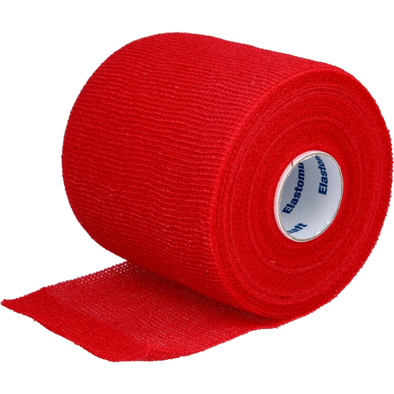 ELASTOMULL HAFT 20MX8cm color rot, 1 St BIN