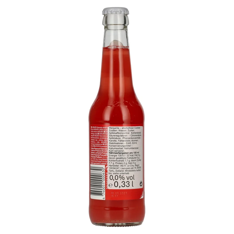 Le Coq MARGARITA alcohol-free 0.0% 24x0,33l