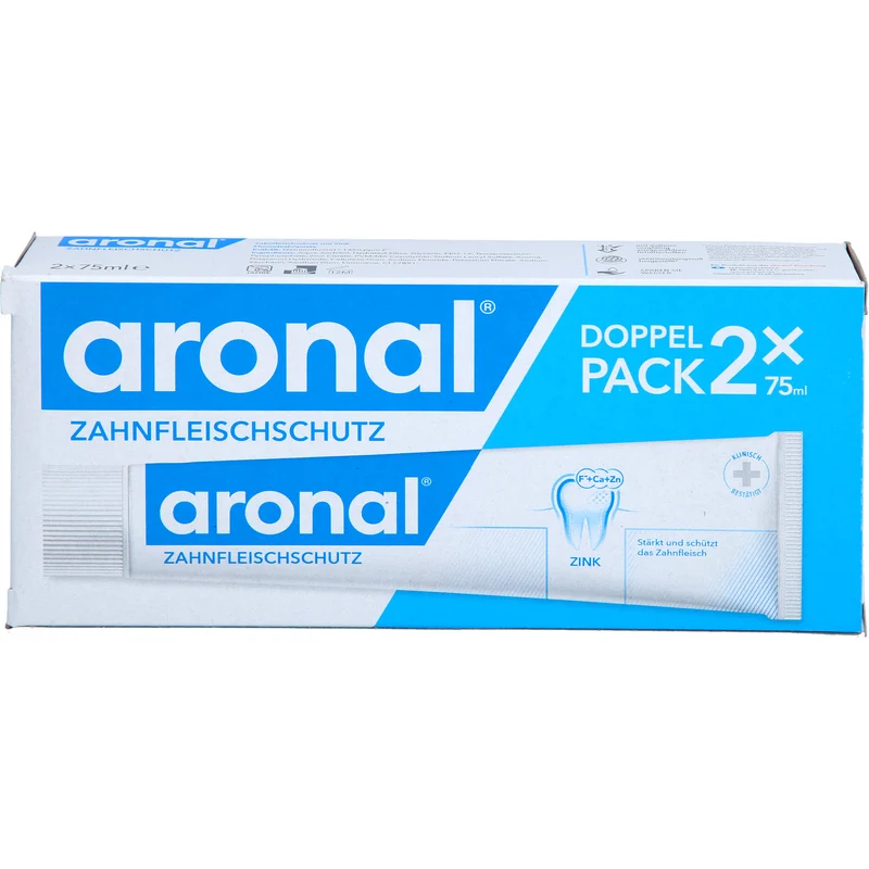 aronal Zahnpasta Doppelpack, 2X75 ml ZPA