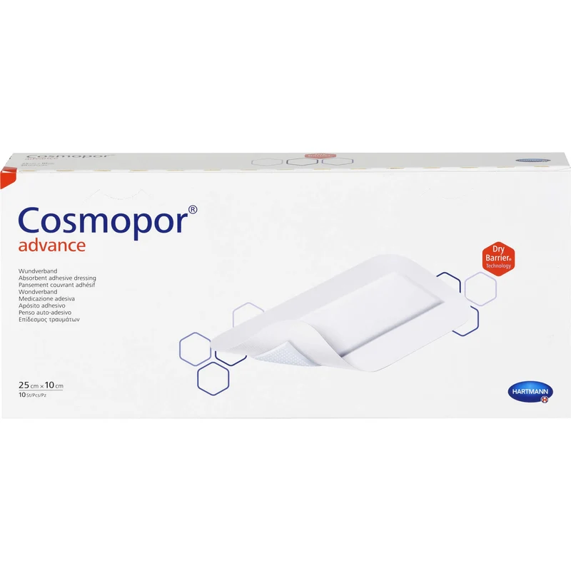 Cosmopor Advance 25cmx10cm, 10 St PFL
