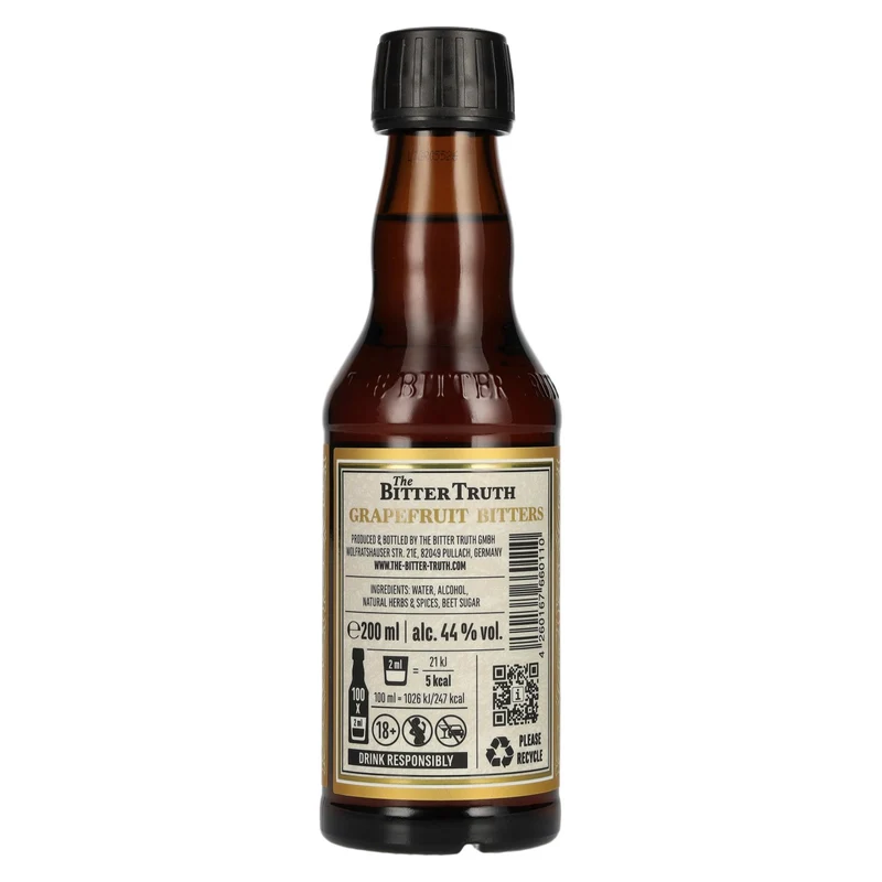The Bitter Truth Grapefruit Bitters 44% Vol. 0,2l