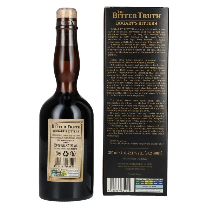 The Bitter Truth Bogart's Bitters 42,1% Vol. 0,35l in Geschenkbox
