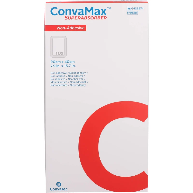 ConvaMax Superabsorber nicht adhäsiv 20x40 cm, 10 St VER