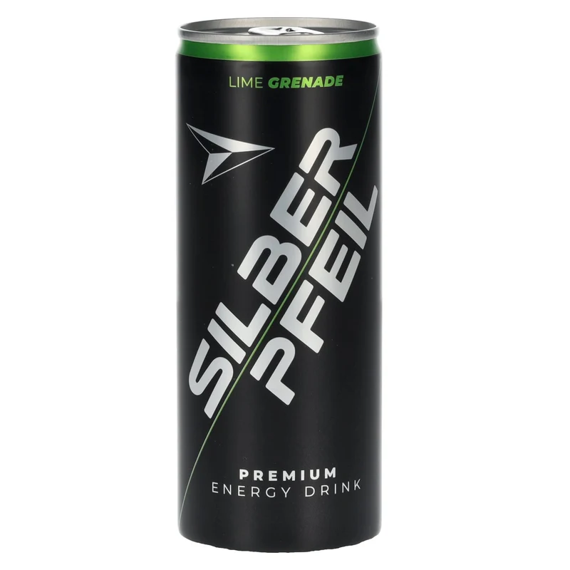 SILBERPFEIL Energy Drink LIME GRENADE Capo Edition 0,25l Dose Pfand