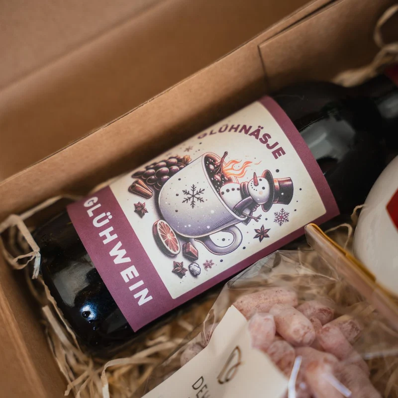 Glühwein Geschenk-Set | Feinkost trifft Glühwein aus Rotwein