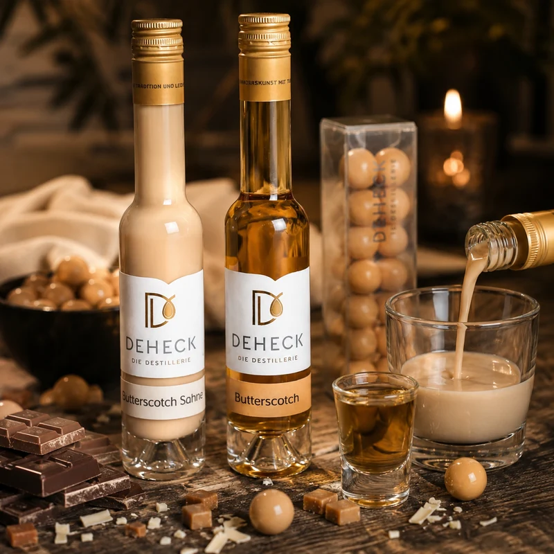 Butterscotch Geschenk-Set | Butterscotch Liköre & Butter-Scotch Süßigkeit