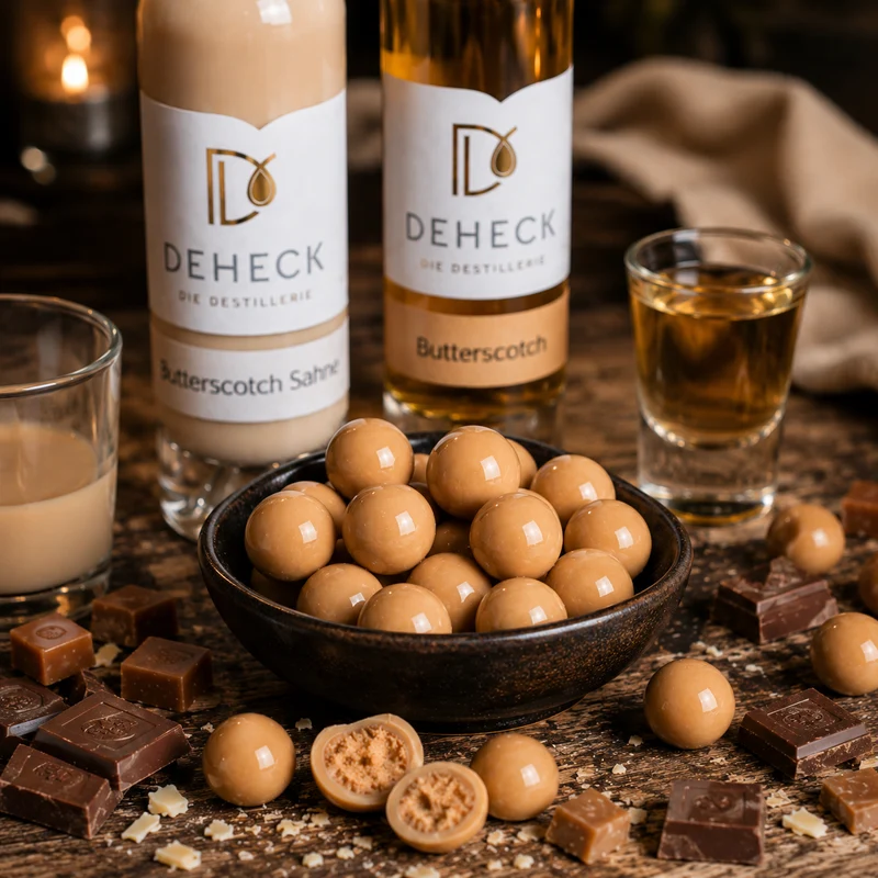 Butterscotch Geschenk-Set | Butterscotch Liköre & Butter-Scotch Süßigkeit