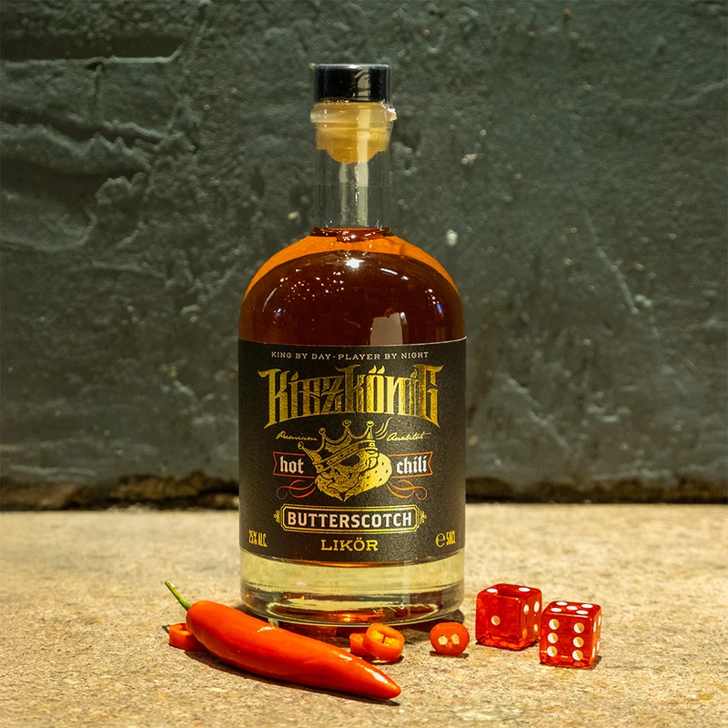 KIEZKÖNIG Butterscotch Likör mit Chili