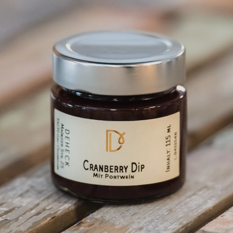 Cranberry Dip mit Portwein