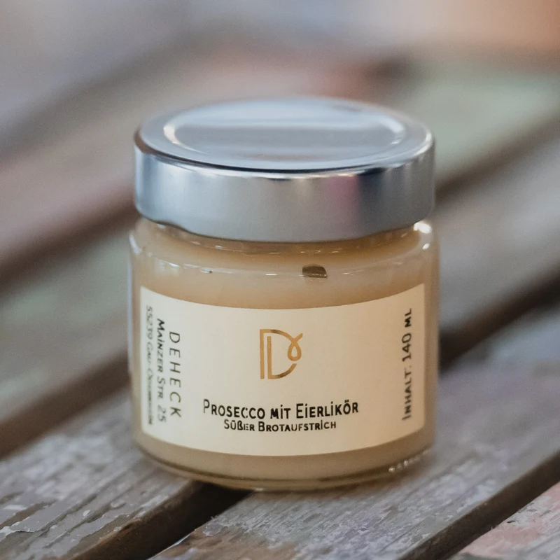 Prosecco mit Eierlikör Aufstrich