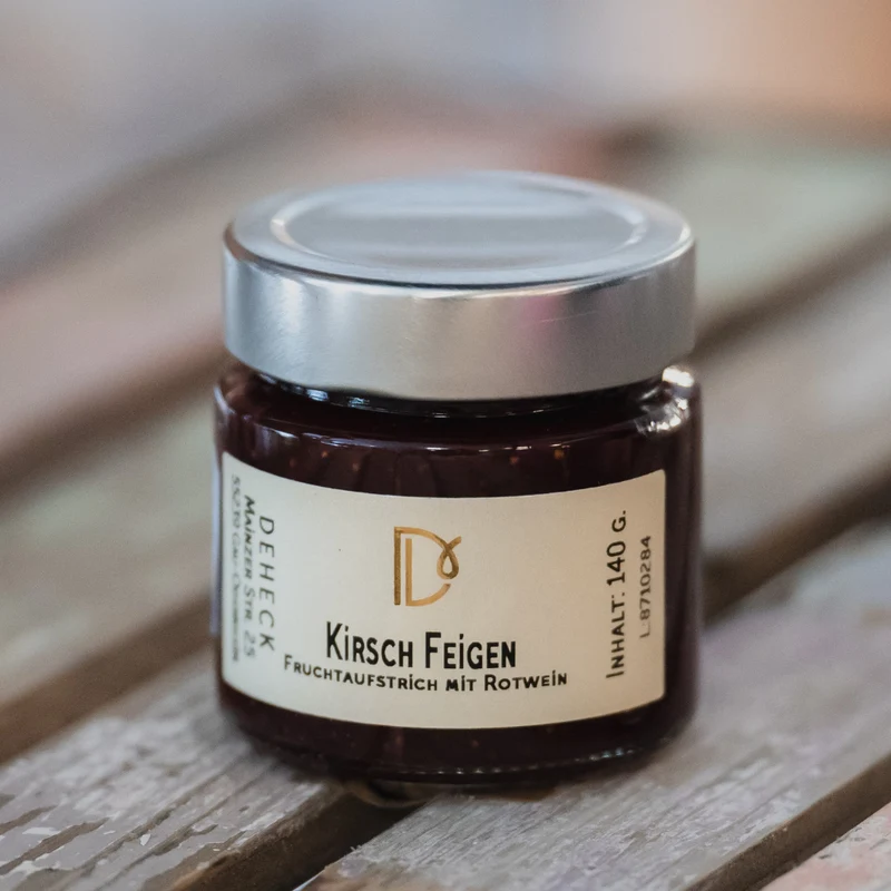 Kirsch Feige Rotwein Aufstrich mit Schuss
