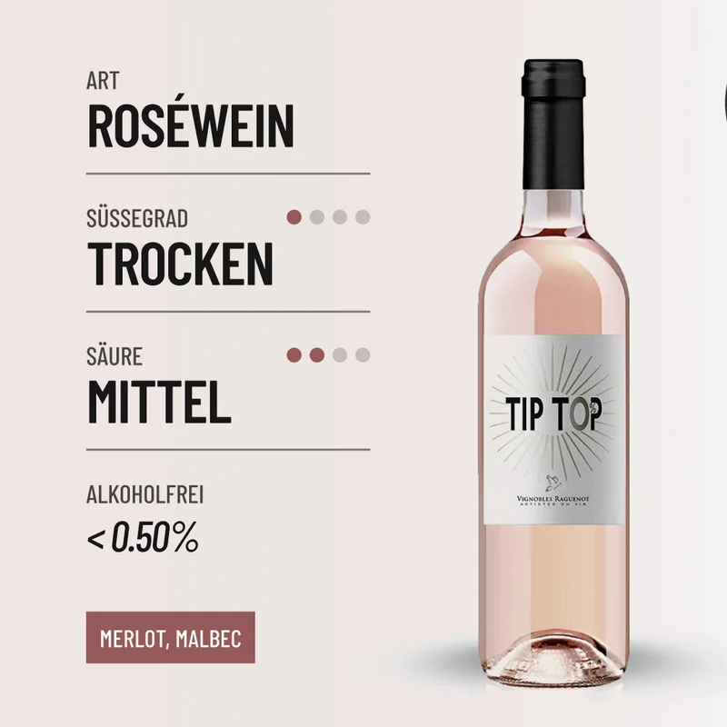 TIP TOP ROSÉ: frischer und fruchtiger Rosé aus Gironde.