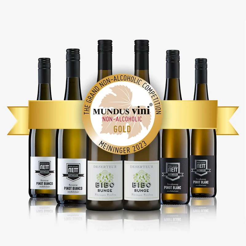 6er GOLD "MUNDUS VINI" VON MEININGER: 6 goldprämierte Flaschen