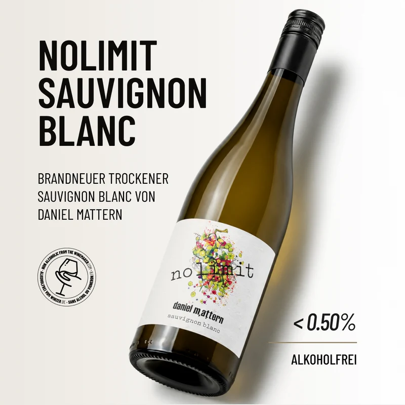 NOLIMIT SAUVIGNON BLANC: Brandneuer trockener Sauvignon Blanc von Daniel Mattern