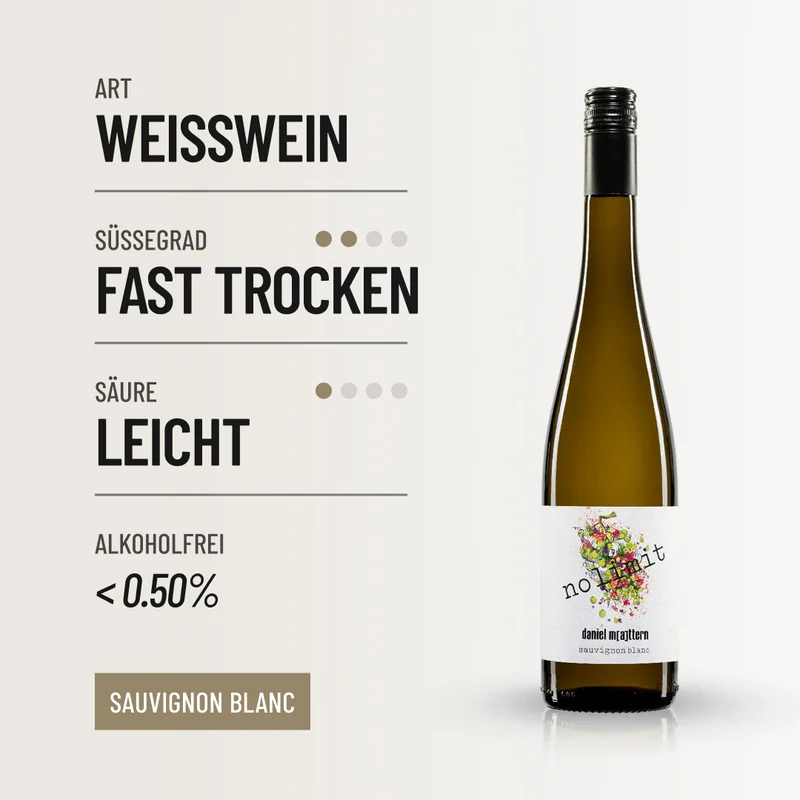 NOLIMIT SAUVIGNON BLANC: Brandneuer trockener Sauvignon Blanc von Daniel Mattern