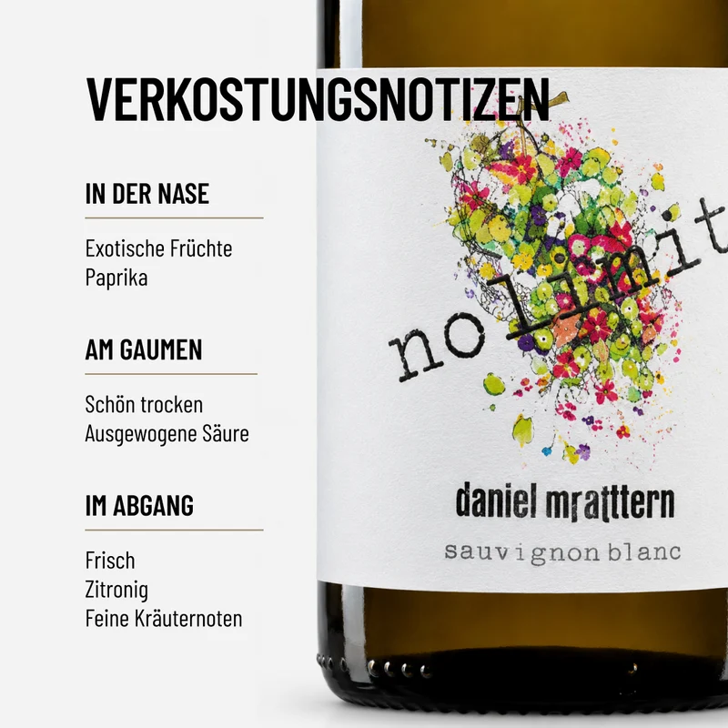 NOLIMIT SAUVIGNON BLANC: Brandneuer trockener Sauvignon Blanc von Daniel Mattern