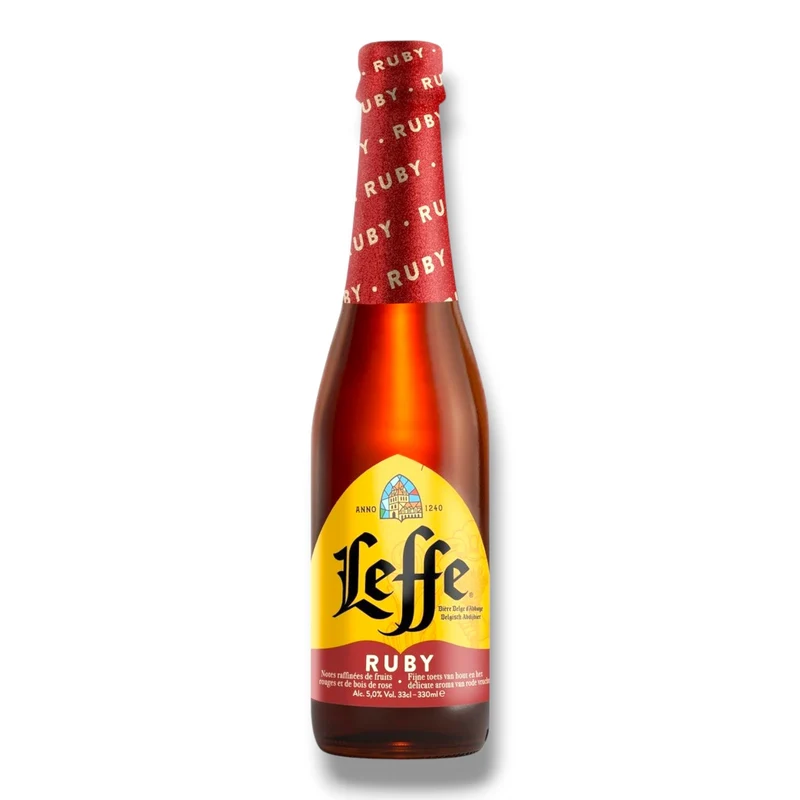 Leffe Ruby 0,33l – Belgisches Fruchtbier 5,0 % Vol.