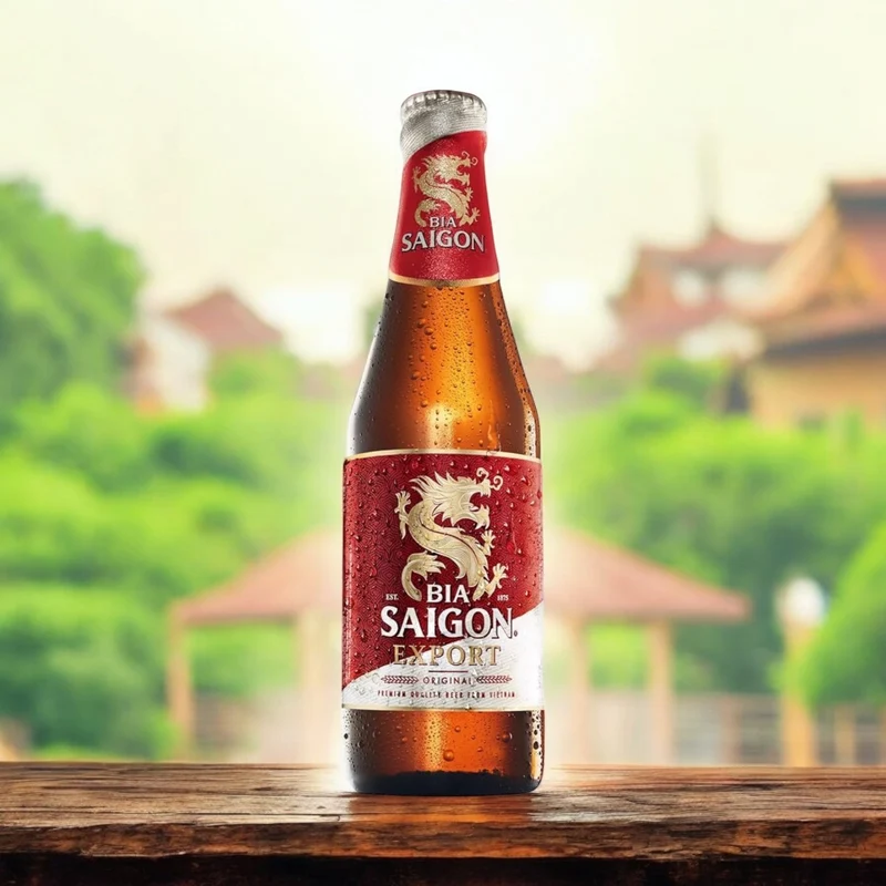 Saigon Export Premium Bier 0,33l- Das Original aus Vietnam mit 4,8% Vol.