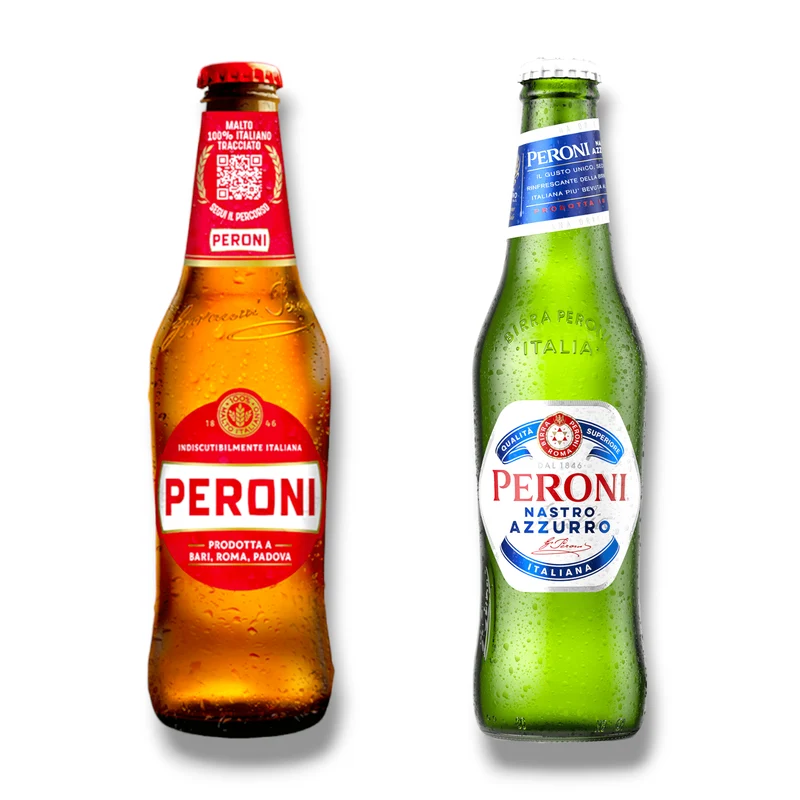 Peroni Mix - Nastro Azzurro & Prodotta a Bari - Italiens beliebte Biere 330ml