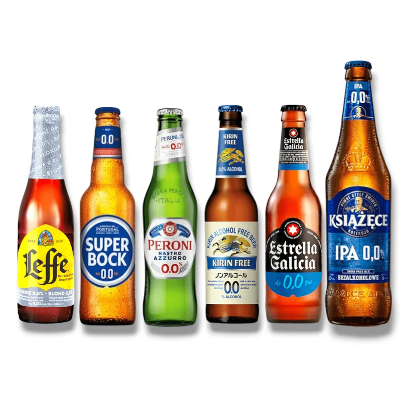 Alkoholfreies Bierpaket – 6 internationale Biere 0,0 %