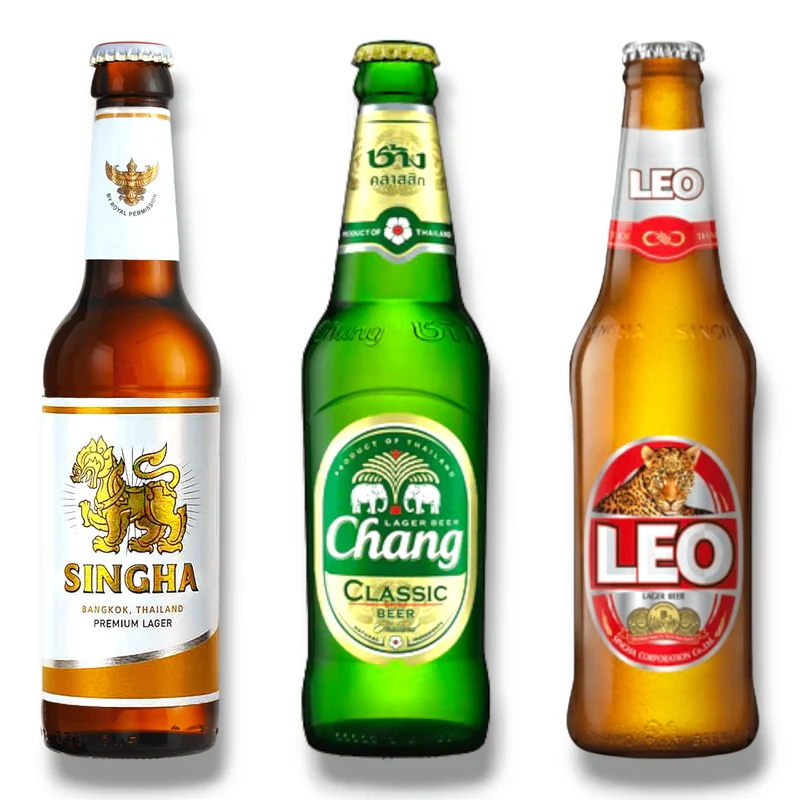 Thailand Bierpaket – Singha, Chang & Leo