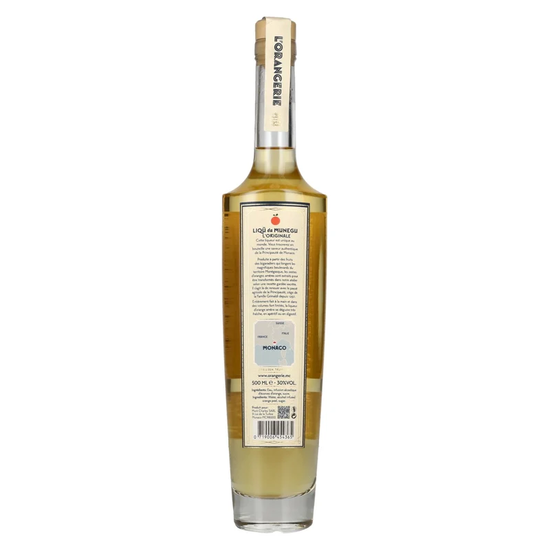 La Distillerie de Monaco L'Orangerie Liqueur d'Orange 30% Vol. 0,5l
