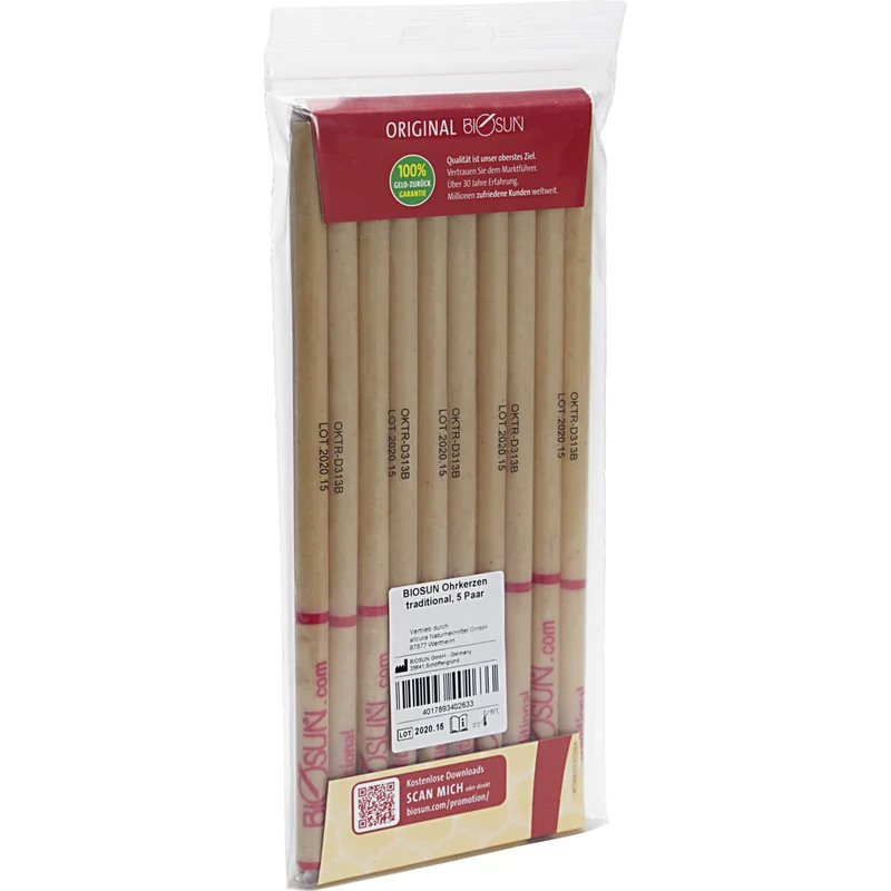 Biosun Ohrkerzen Traditional, 10 St