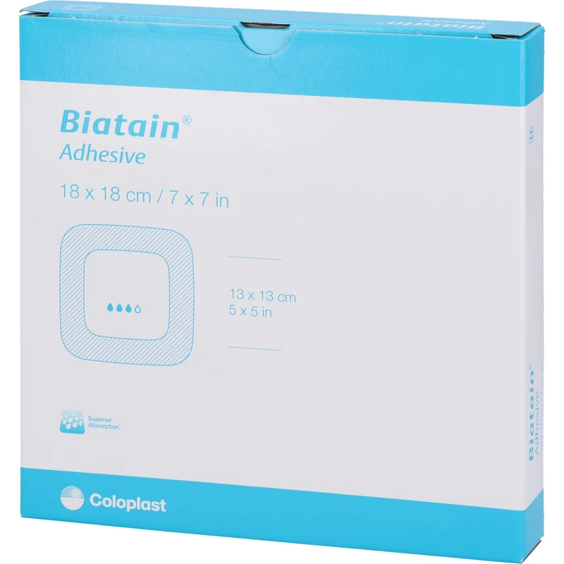 Biatain Schaumverband selbsthaftend 18x18cm 3423, 5 St VER