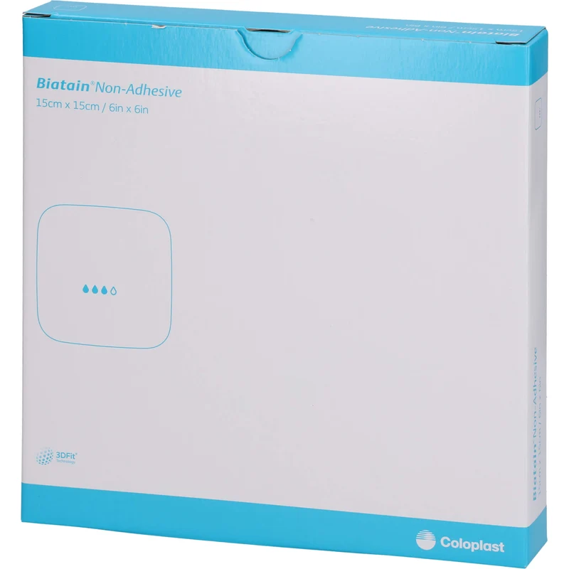 Biatain Schaumverband nichthaftend 15x15cm 3413, 5 St VER