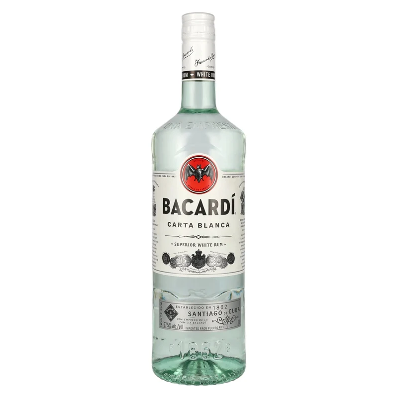 Bacardi Ron Carta Blanca Superior 37,5% Vol. 1l