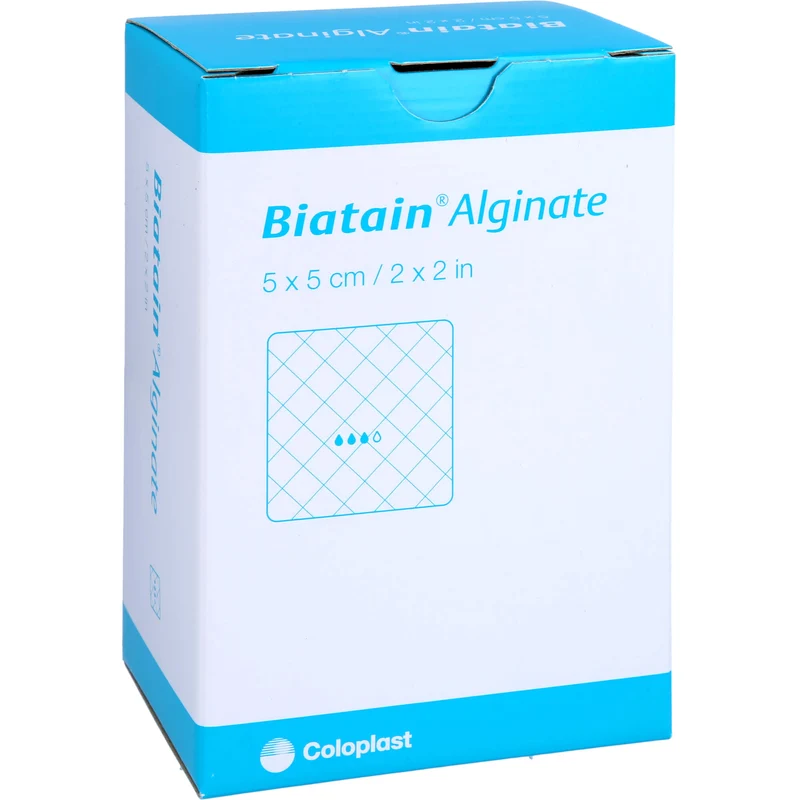 Biatain Alginate Kompressen 5x5cm, 30 St VER