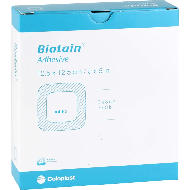Biatain Schaumverband selbst-haftend 12,5x12,5cm, 10 St VER