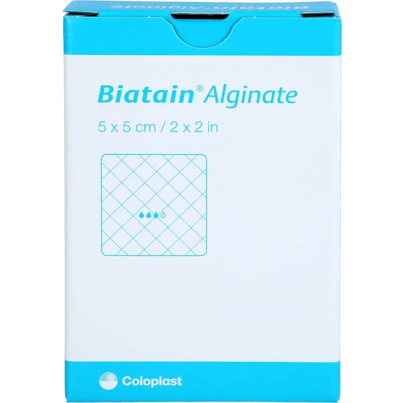 Biatain Alginate Kompressen 5x5cm, 10 St VER