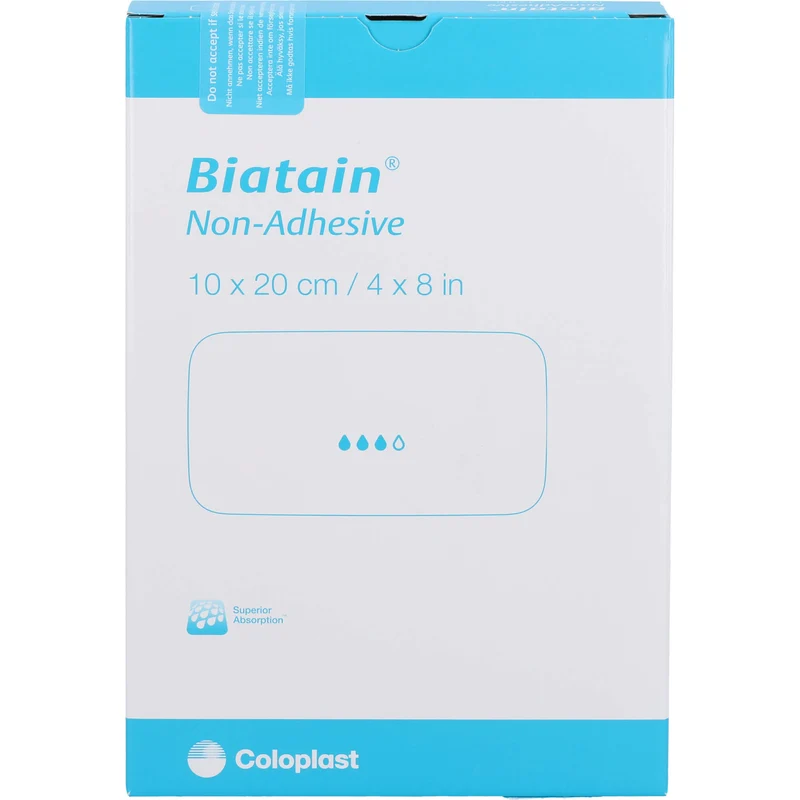 Biatain Schaumverband nichthaftend 10x20cm, 5 St VER