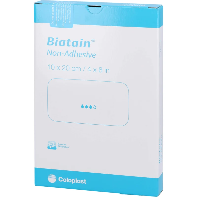 Biatain Schaumverband nichthaftend 10x20cm, 5 St VER