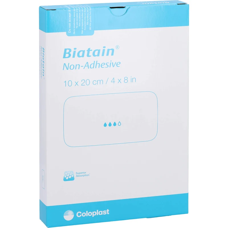 Biatain Schaumverband nichthaftend 10x20cm, 5 St VER