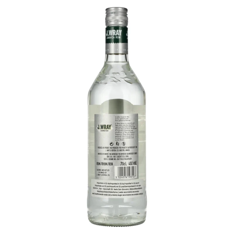 J.Wray Silver Jamaica Rum 40% Vol. 0,7l