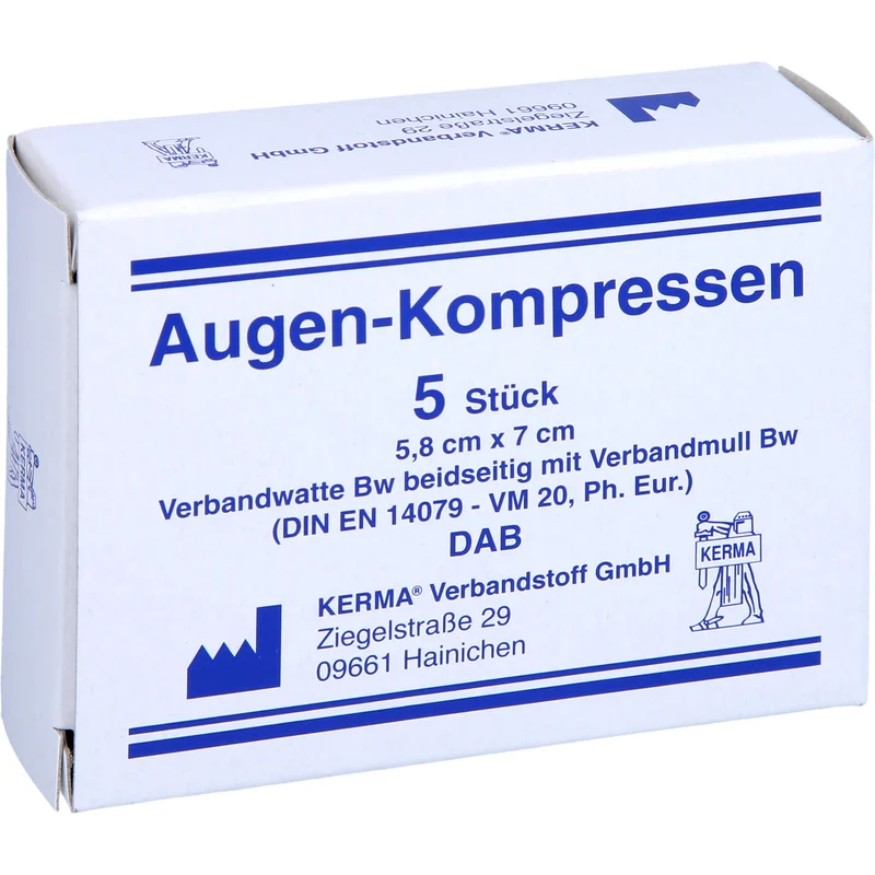 AUGENKOMPRESSEN 5,8x7CM UNSTERIL, 5 St KOM