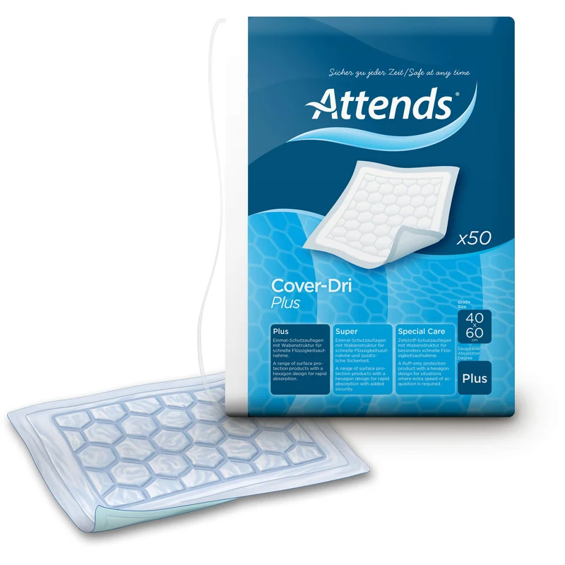 Attends Cover Dri Plus 40x60, 50 St