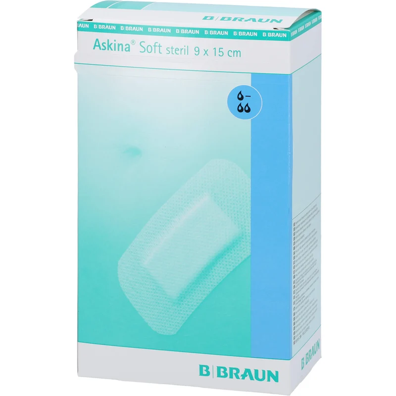 ASKINA SOFT STERIL 9X15CM HYPOALLERGENER WUNDVERBA, 40 St VER