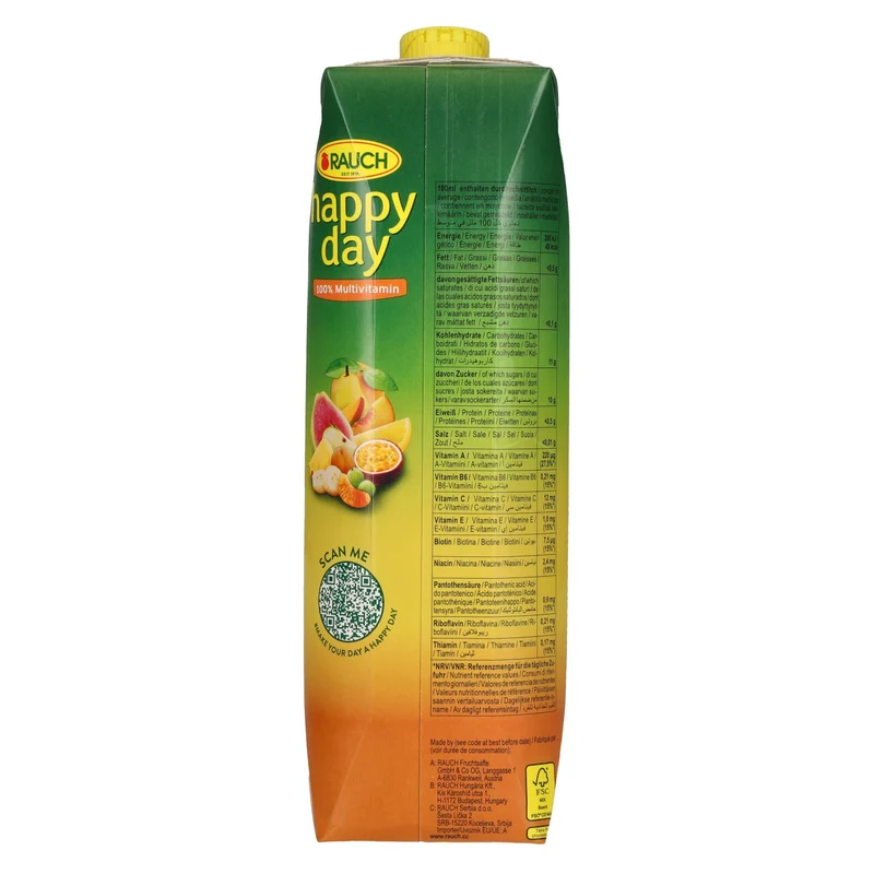 Happy Day Multivitamin 100% 1l