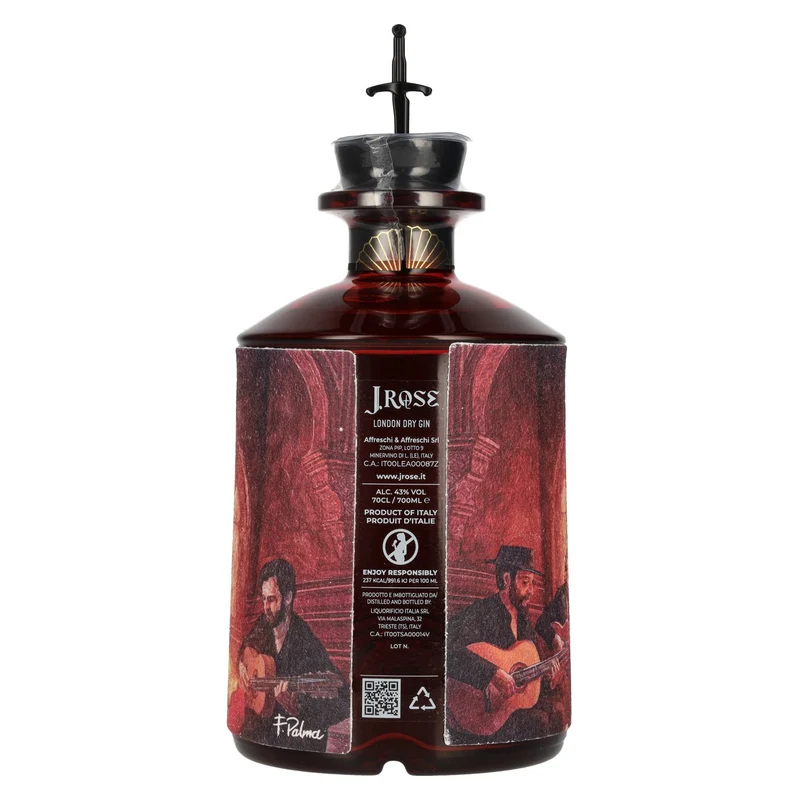 J. Rose London Dry Gin Flamenco 43% Vol. 0,7l