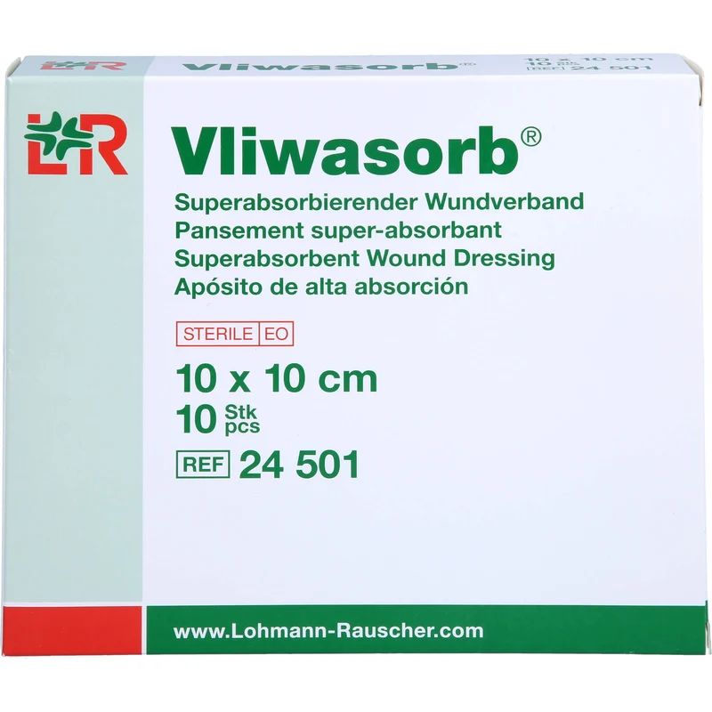 Vliwasorb Superabsorbierender Wundverband, 10 St VER