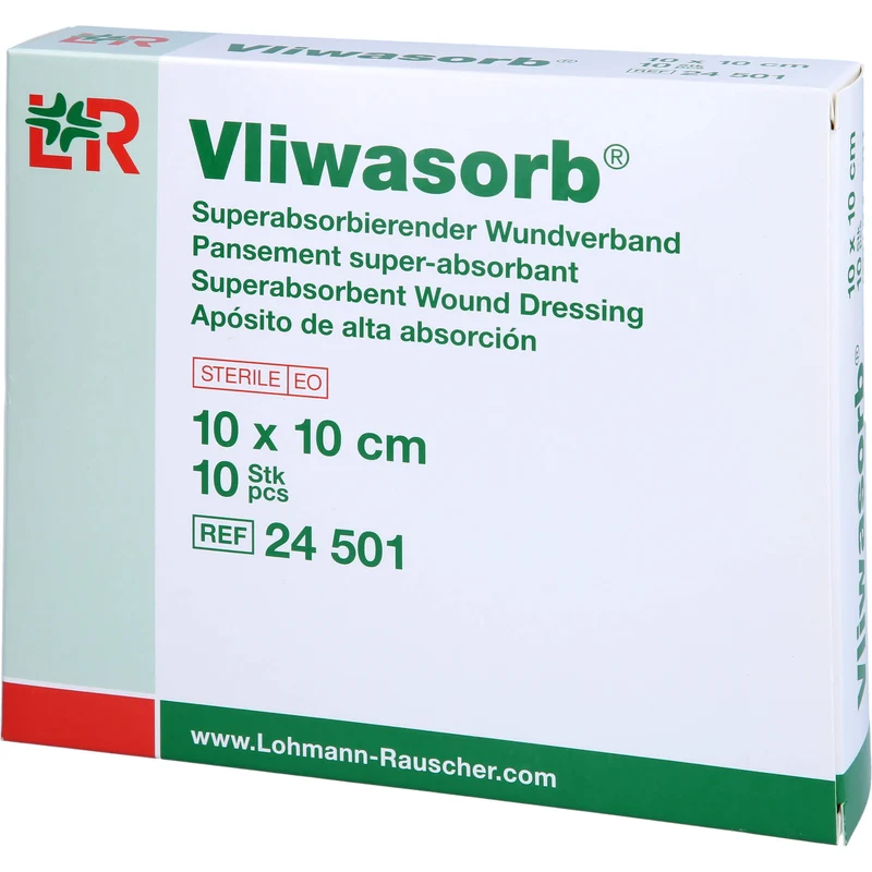 Vliwasorb Superabsorbierender Wundverband, 10 St VER