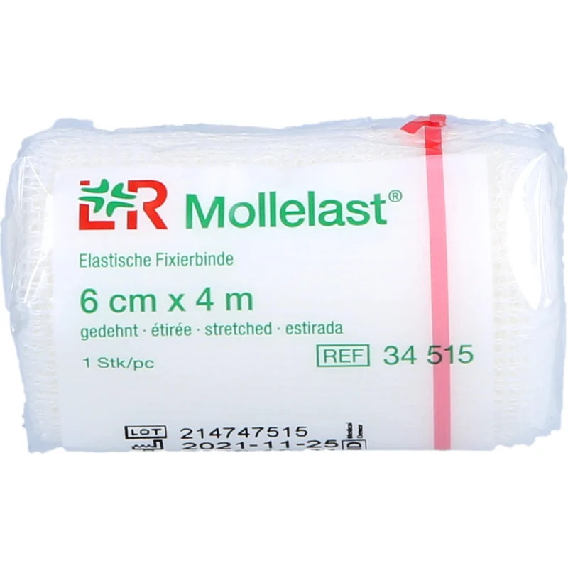 Mollelast Elastische Fixierbinde 6cmx4m, 20 St BIN